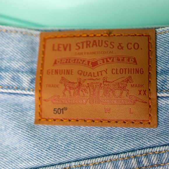 Levi's 501 High Rise Jean Shorts (New without tags) - Picture 4 of 5